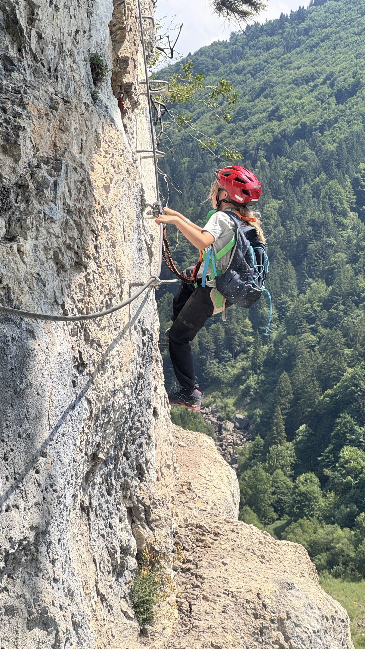 Ausflug Husky Lodge Klettersteig