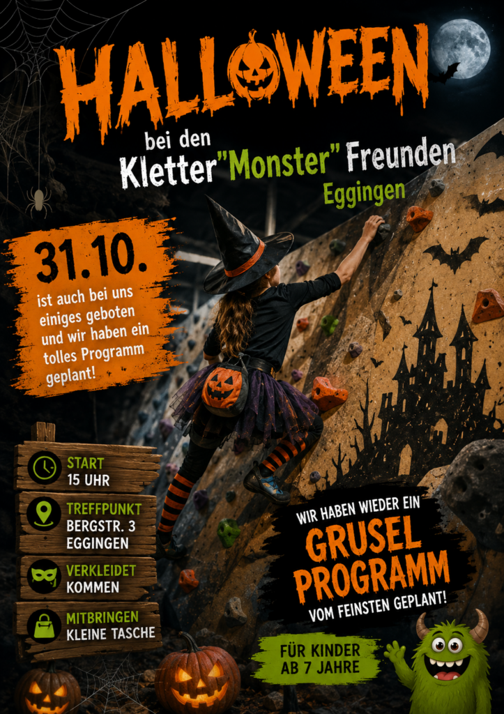🎃 HALLOWEEN bei den Kletter„Monster“ Freunden Eggingen 👻